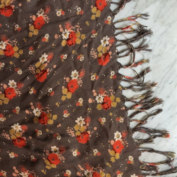 Frenchi Accessories - Floral California Poppy Scarf Frenchi Accessories - Floral California Poppy Scarf